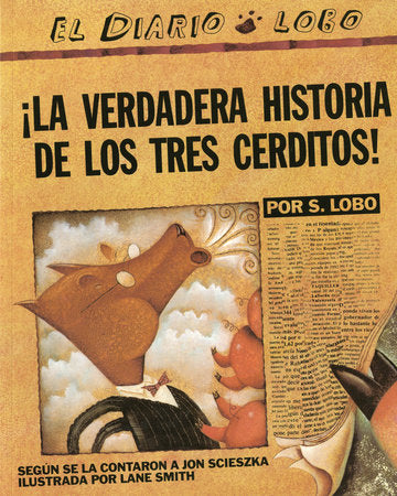 Portada de La verdadera historia de los tres cerditos