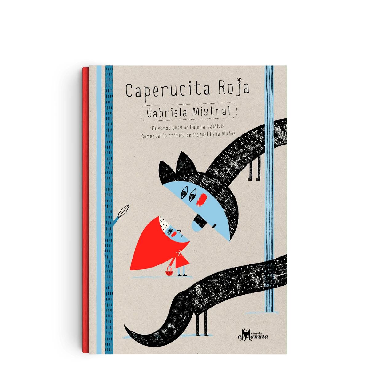 Portada de Caperucita Roja: Gabriela Mistral